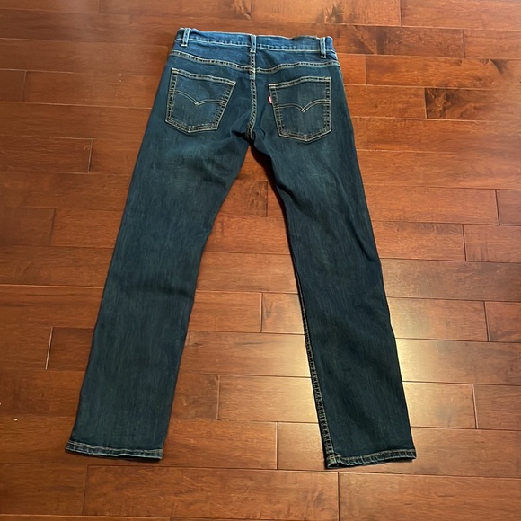 Levi’s jeans high rise slim fit Sz 28 W 39 Length dark wash - Picture 3 of 8